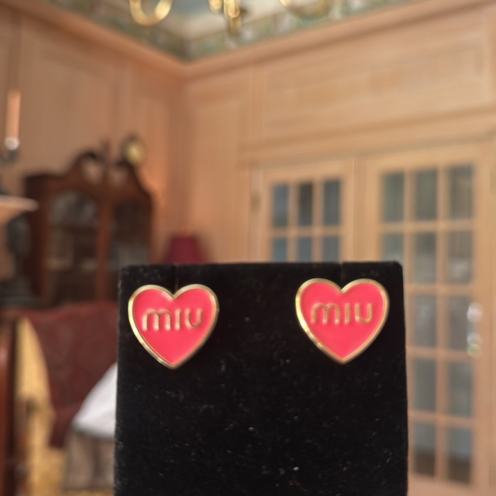 Miu Miu earrings signed in the back - Picture 3 of 4